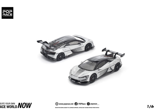Load image into Gallery viewer, (Pre-order) POPRACE 1/64 YANGWANG U9 - SILVER Diecast Model Car
