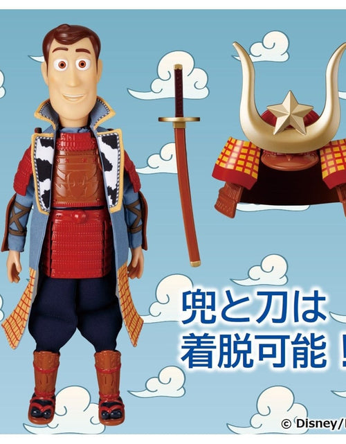 Load image into Gallery viewer, Takara Tomy Toy Story 30th Anniversary Real Size Talking Figure Woody KABUTO Ver
