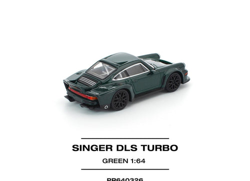 Load image into Gallery viewer, (Pre-order) POPRACE 1/64 SINGER DLS TURBO (ROAD) GREEN Diecast Model Car
