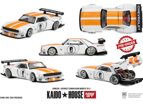 Load image into Gallery viewer, (Pre-order) Mini GT x Kaido House Chevrolet Camaro KAIDO WORKS TA V1 #KHMG304
