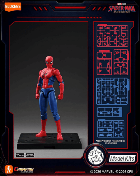 Blokees Marvel Champion Class Spider-Man Brand New Day Model Kit Action Figure