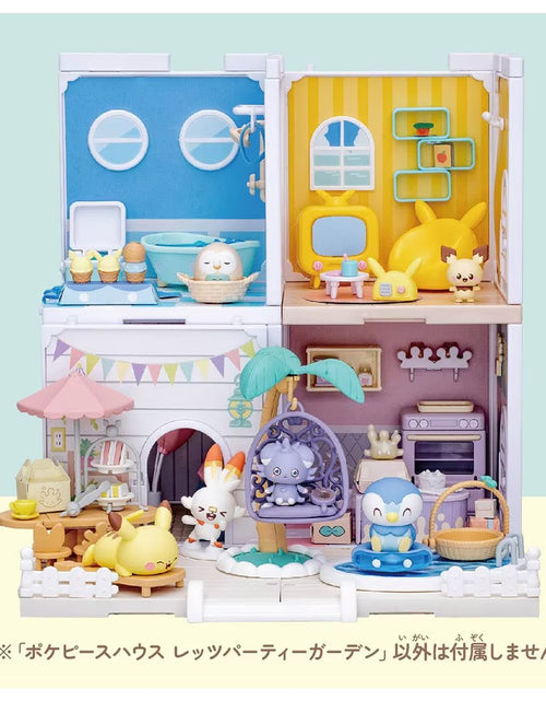 Load image into Gallery viewer, Takara Tomy 	Pokemon PokePeace Let`s Party Garden with figures set
