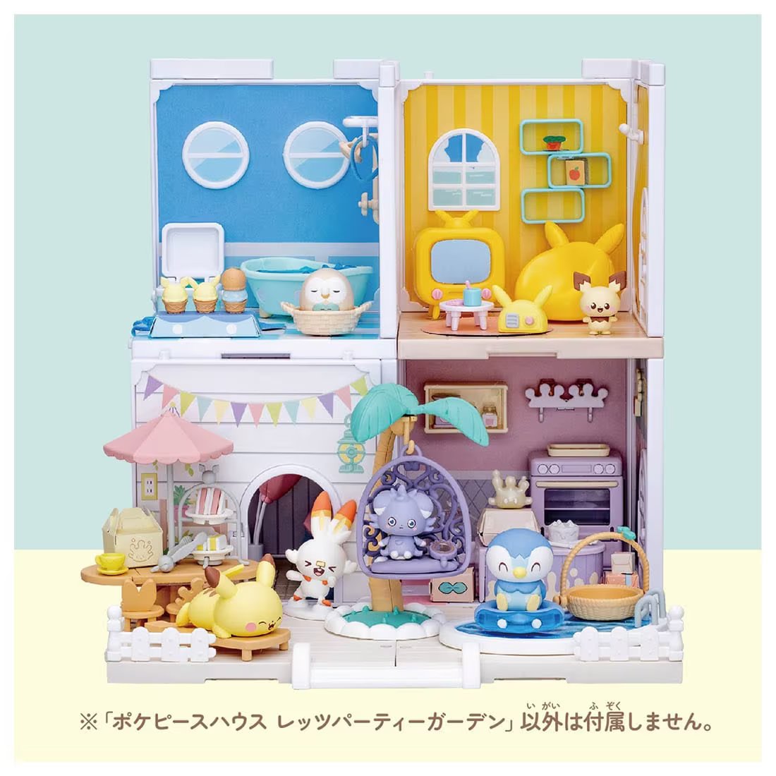 Takara Tomy 	Pokemon PokePeace Let`s Party Garden with figures set