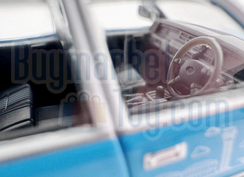 Load image into Gallery viewer, Takara Tomy Tomytec Limited Vintage NEO Toyota Crown Comfort HK Taxi Blue
