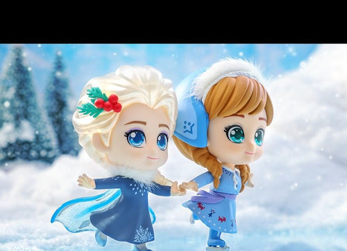 Load image into Gallery viewer, Hot Toys Cosbi Bobble-Head Collection Disney Snow Princess 8 Figure Set Series 2
