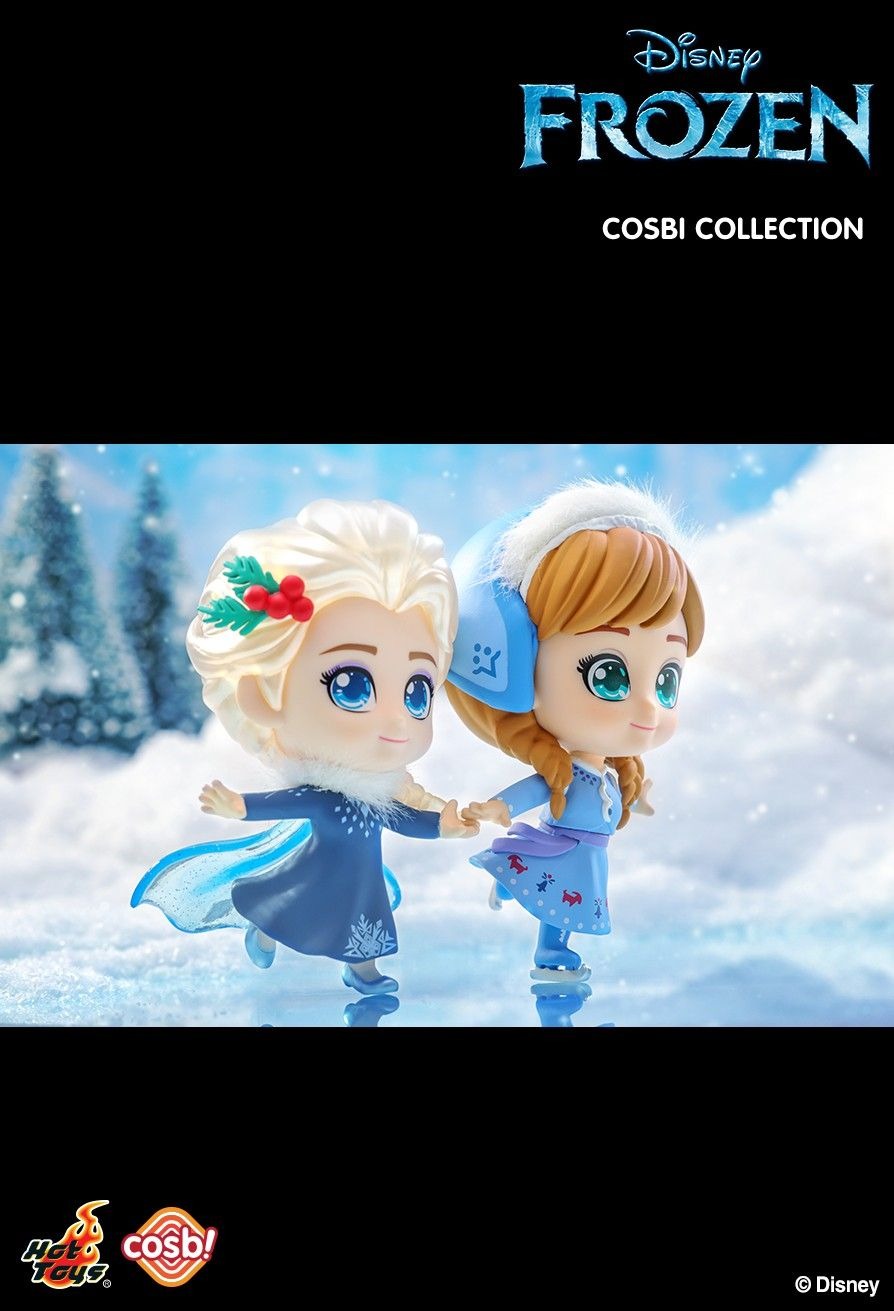 Hot Toys Cosbi Bobble-Head Collection Disney Snow Princess 8 Figure Set Series 2