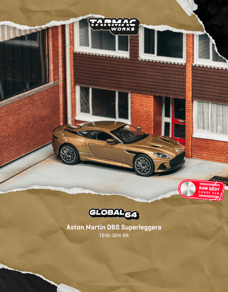 Tarmac Works 1/64 Aston Martin DBS Superleggera Brown Metallic Model