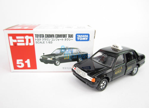 Load image into Gallery viewer, Takara Tomy Tomica #51 Toyota Crown Comfort Japan Taxi Sca. 1/63 Diecast Toy Car
