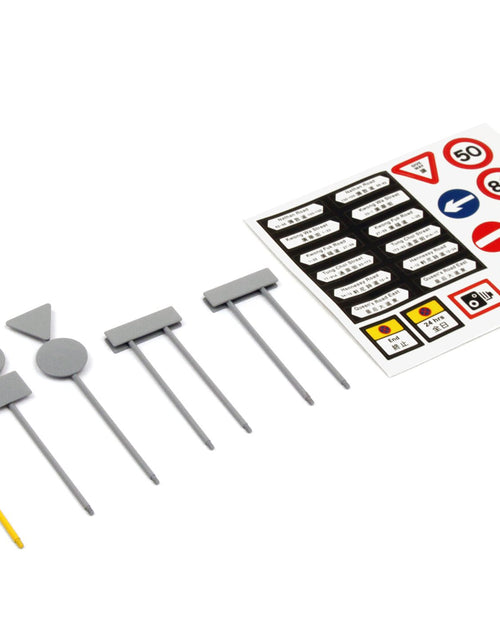 Load image into Gallery viewer, TINY Hong Kong City 1/43 Ax4 Metal Traffic Road Sign Accessory SET Model Diorama
