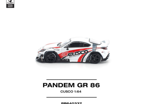 Load image into Gallery viewer, POPRACE 1/64 PANDEM GR86 - CUSCO Diecast Model Car

