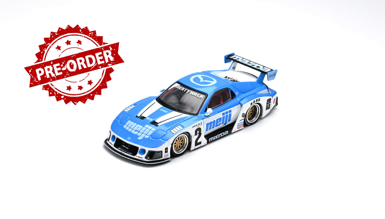 (Pre-order) INNO64 - 1/64 MAZDA RX7 (FD3S) LB-SUPER SILHOUETTE "MEIJI"