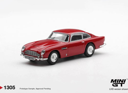 Load image into Gallery viewer, (Pre-order) Mini GT #1305 Aston Martin DB5 Fiesta Red RHD Diecast Model Car
