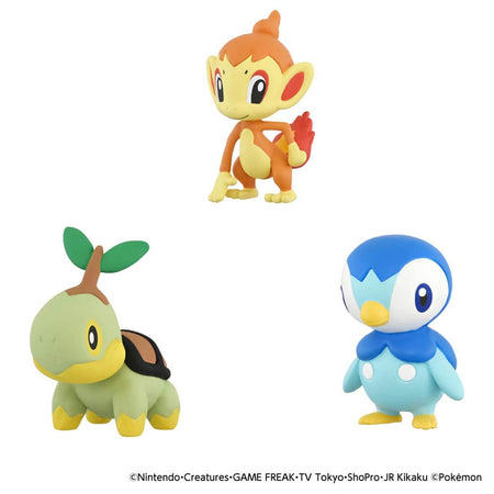 Takara Tomy Pokemon 30th Anniversary Monster Collection Set for Journey Sinnoh