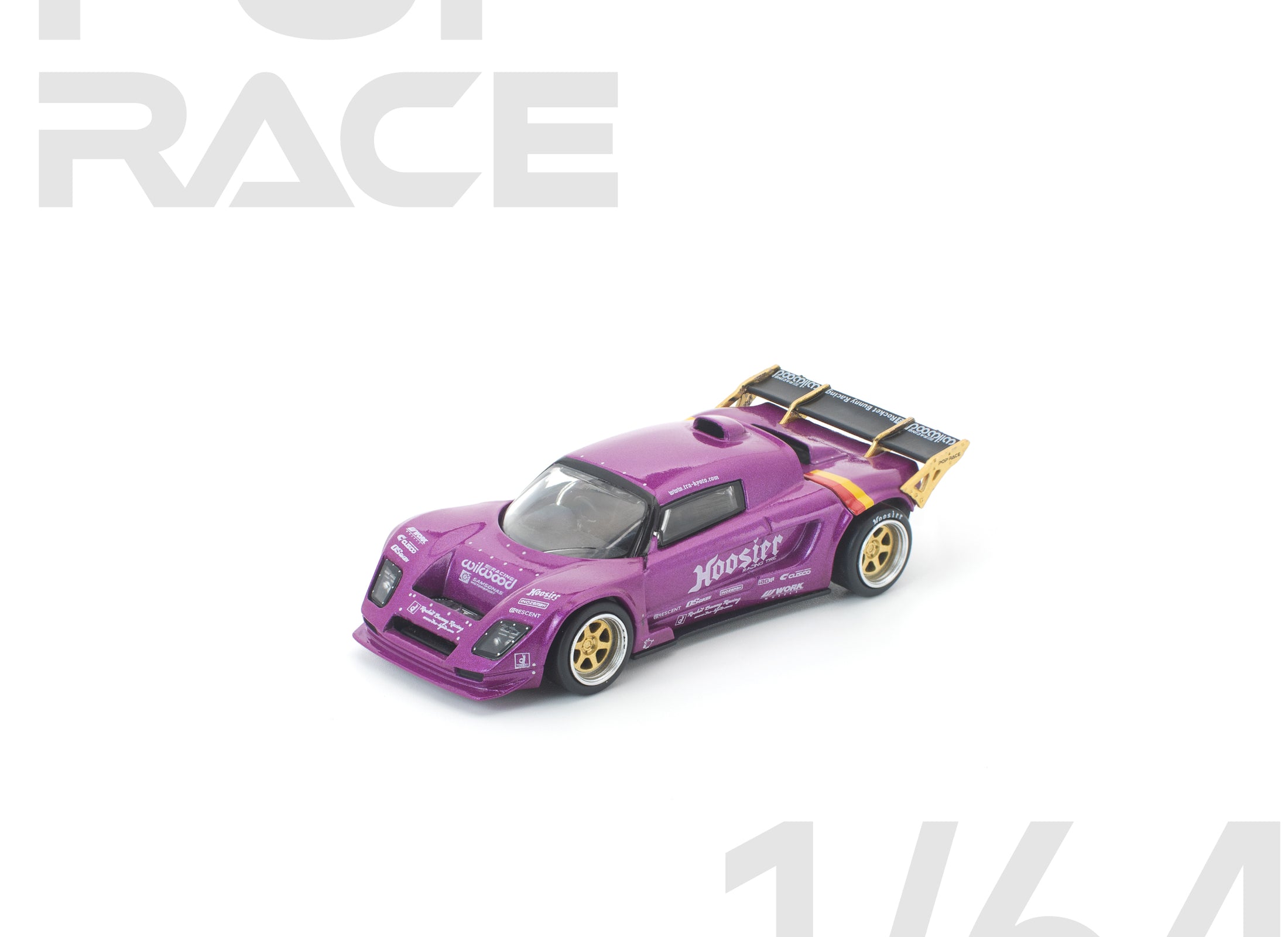 (Pre-order) POPRACE 1/64 PANDEM LOTUS ELISE PURPLE Model Car #PR640448