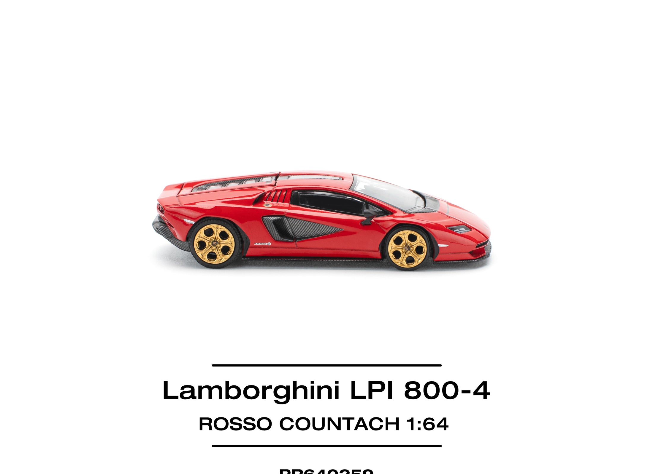 POPRACE 1/64 LAMBORGHINI COUNTACH LPI-800 - ROSSO PR640259