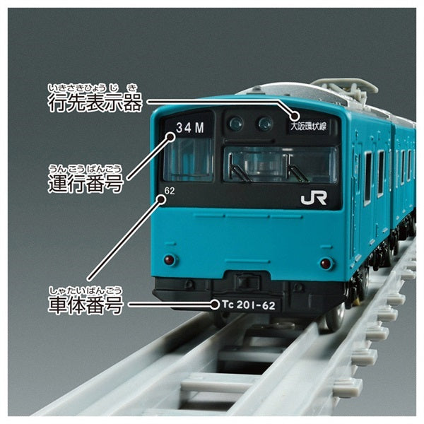 Takara Tomy Plarail Real Class J.R. Series 201 Commuter Train West Japan Railway