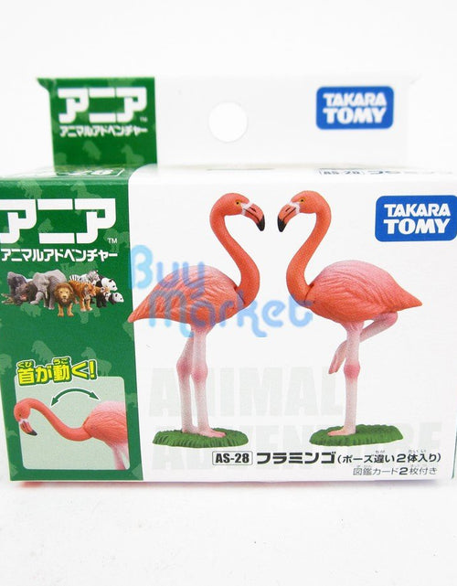 Load image into Gallery viewer, Takara Tomy ANIA Animal Adventure Action Figure AS-28 Flamingo Model Japan
