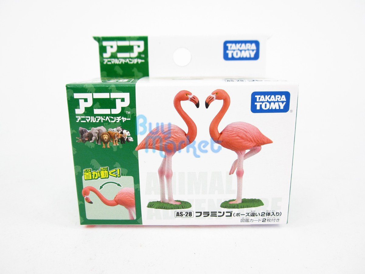 Takara Tomy ANIA Animal Adventure Action Figure AS-28 Flamingo Model Japan