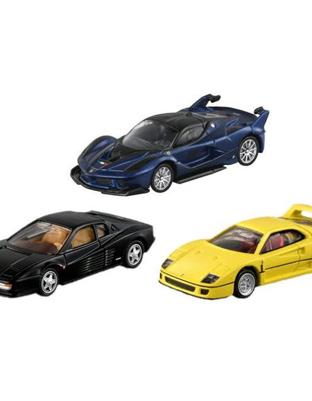 Takara Tomy Tomica Gift Set Die-cast 1:64 Premium Ferrari 3 Models Collection