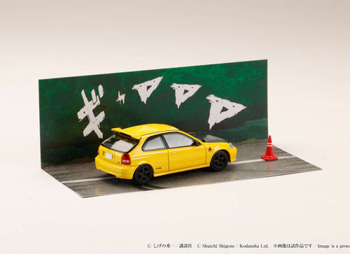 Load image into Gallery viewer, Hobby Japan 1/64 Honda Civic (EK9) Todo Juku Initial D Tomoyu #HJDMD007

