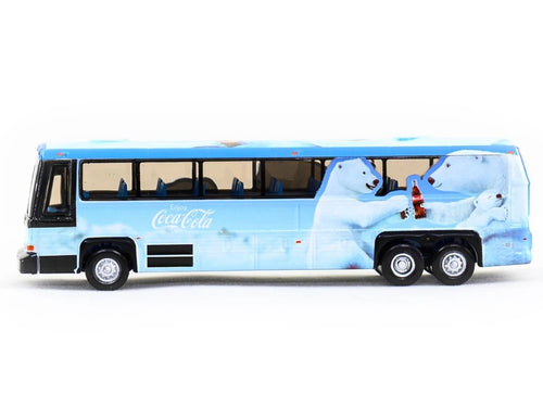 Load image into Gallery viewer, Tiny City Die-cast Model Car - 96A3 Single Deck Bus "COCA COLA Polar Bear"
