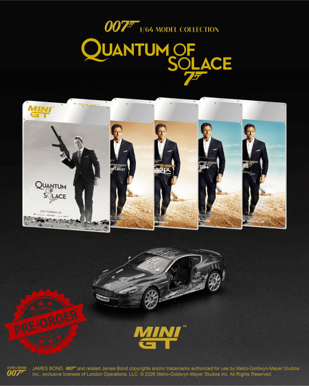 (Pre-order) Mini GT #924 007 Aston Martin DBS Quantum of Solace English Blister