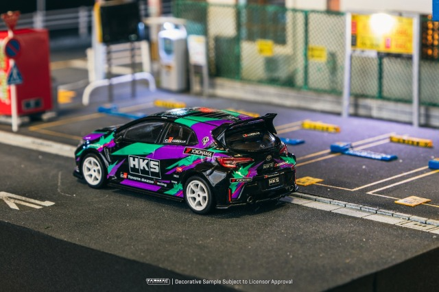 Tarmac Works HKS Toyota GR Corolla Diecast Model Car