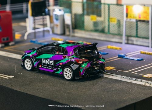 Load image into Gallery viewer, Tarmac Works HKS Toyota GR Corolla Diecast Model Car
