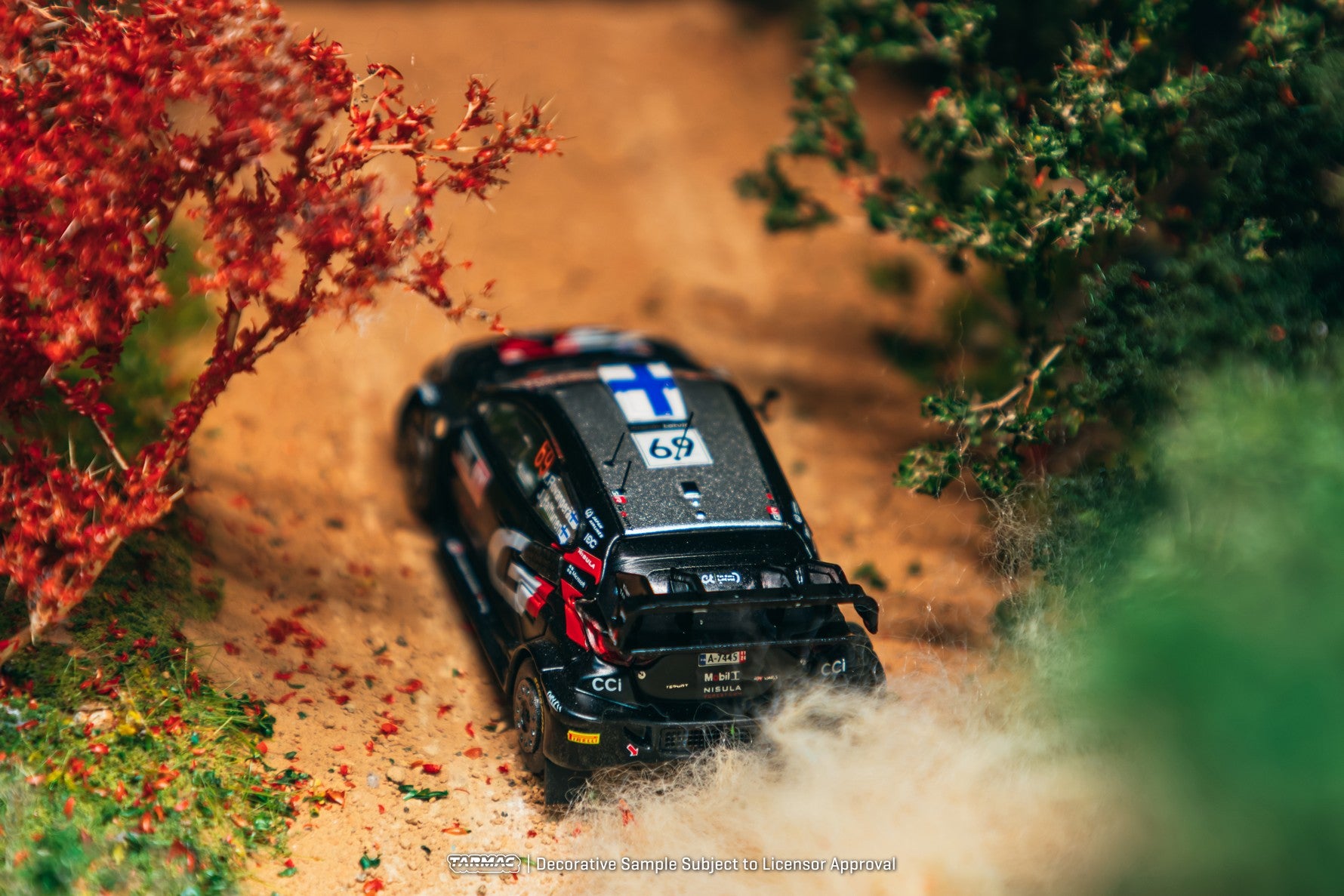 (Pre-order) Tarmac Works Toyota GR YARIS Rally1 HYBRID Rally Latvia 2024 Winner