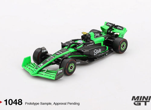 Load image into Gallery viewer, (Pre-order) Mini GT #1048 Kick Sauber C44 #24 Guanyu Zhou 2024 F1 Chinese GP
