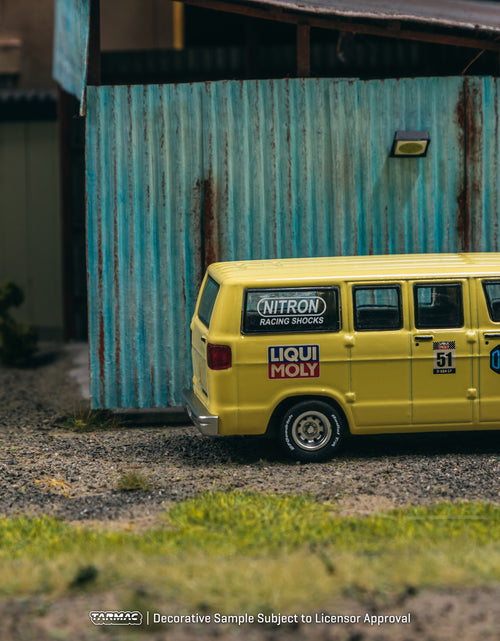 Load image into Gallery viewer, Tarmac Works 1/64 Dodge Van Yellow Diecast Model Car
