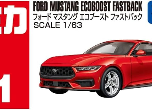 Load image into Gallery viewer, Takara Tomy Tomica Die-cast Car 1/63 No.91 Ford Mustang Ecoboost Fastback
