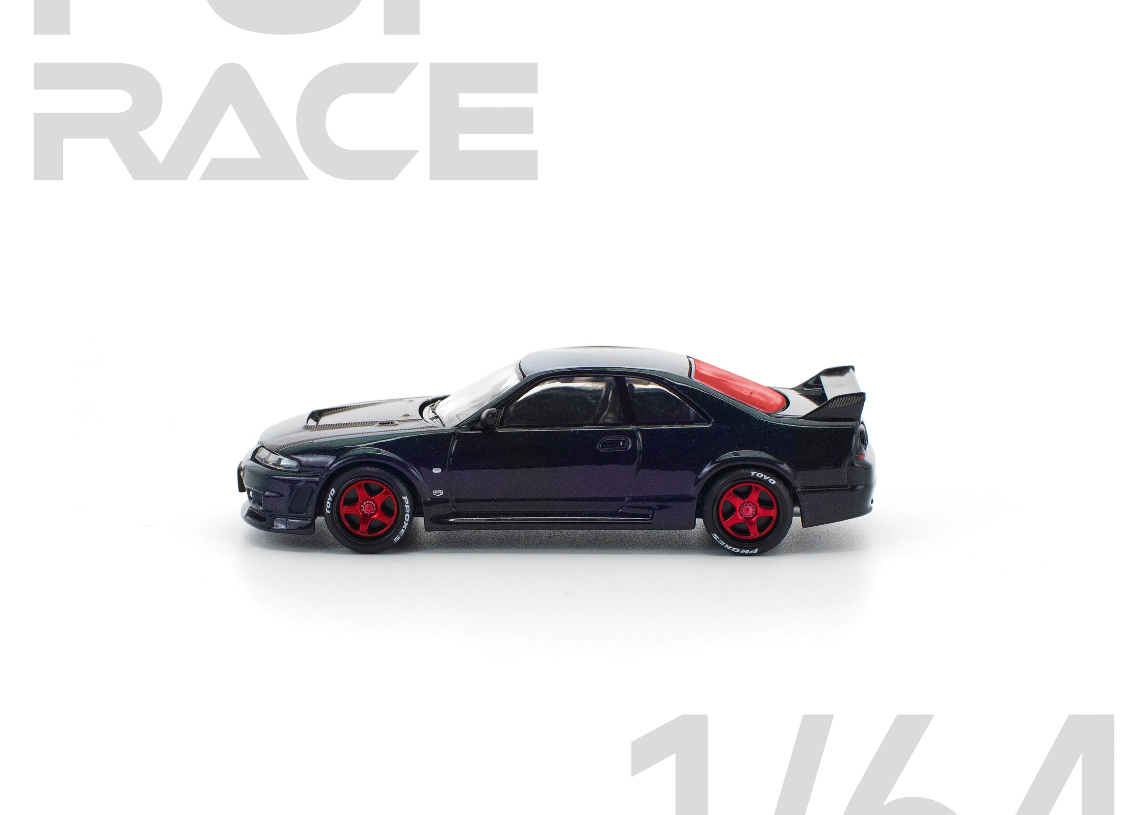 (Pre-order) POPRACE 1/64 SKYLINE GT-R R33 GHOST CHAMELEON Diecast Model Car