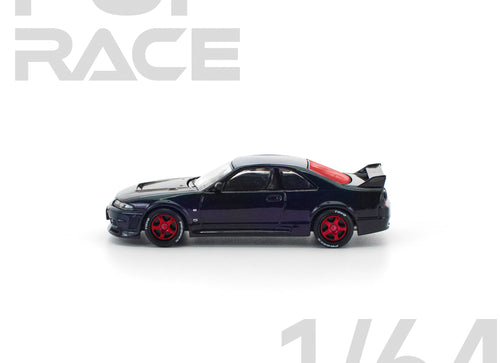 Load image into Gallery viewer, (Pre-order) POPRACE 1/64 SKYLINE GT-R R33 GHOST CHAMELEON Diecast Model Car
