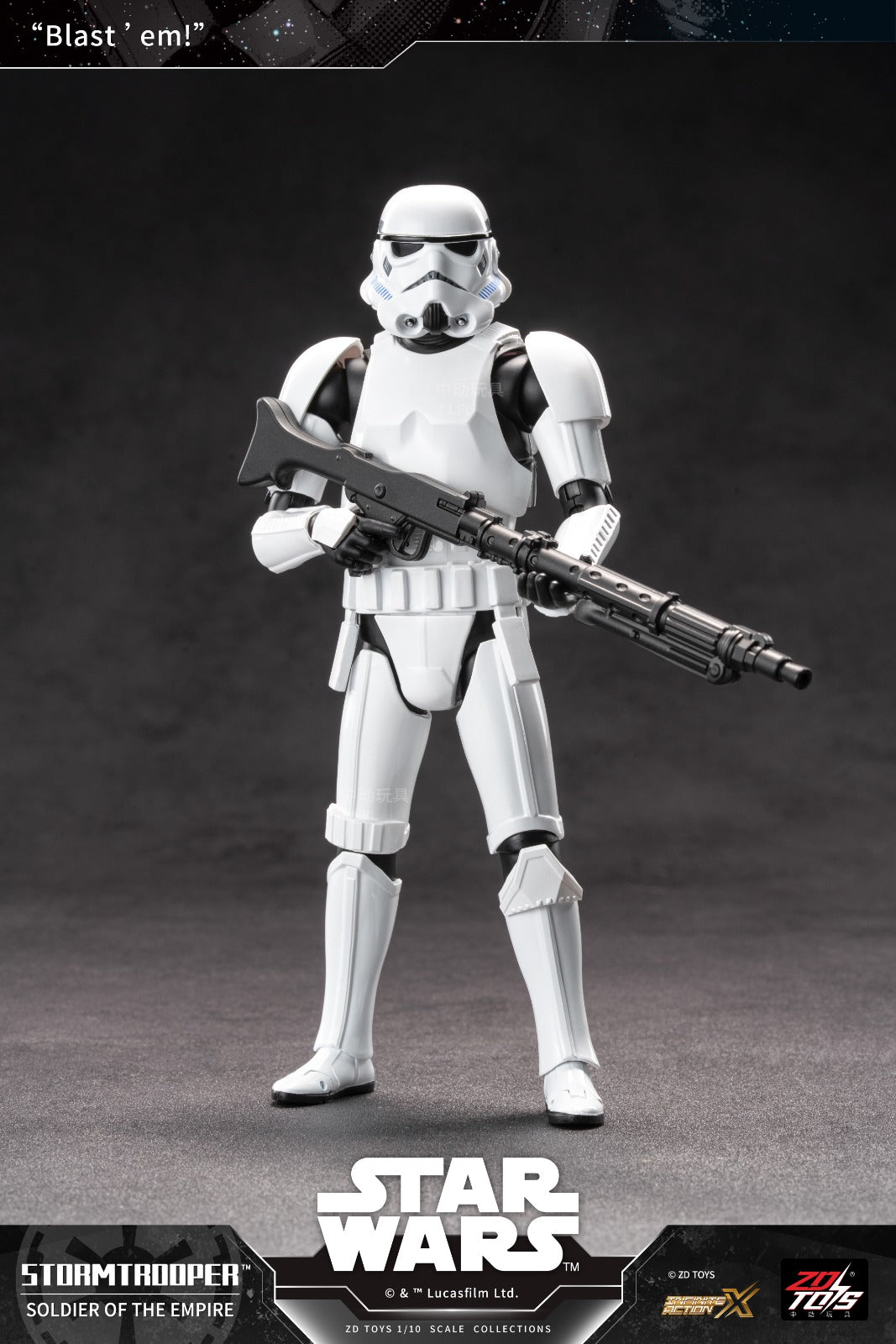 ZD Toys Star Wars Series 1/10 Star Wars Stormtrooper Action Figures