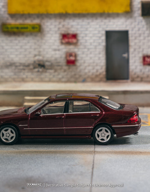 Load image into Gallery viewer, Tarmac Works 1/64 Mercedes-Benz S 55 AMG Bordeaux Red Metallic Model
