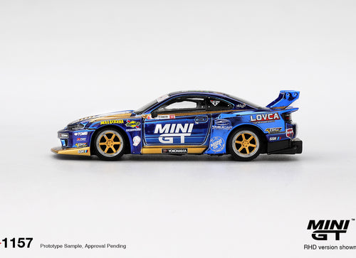 Load image into Gallery viewer, MINI GT 1/64 #1157 Nissan LB-Super Silhouette S15 SILVIA #555 Team
