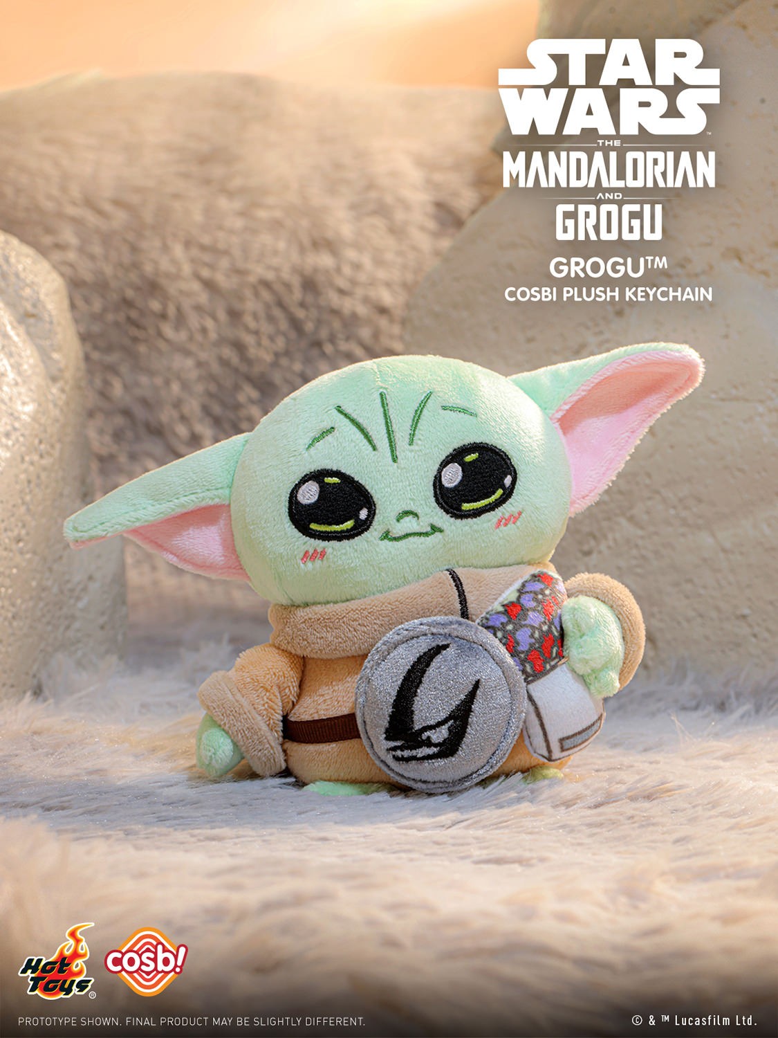 Hot Toys Star Wars The Mandalorian and Grogu Cosbi Plush Keychain (Full set 6)