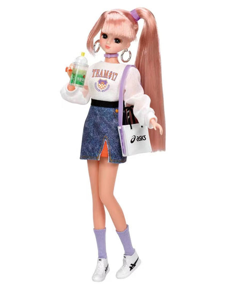 Takara Tomy Licca Chan -  ASICS Sport Style - Dress up girl Doll Japan