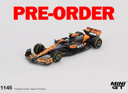 Load image into Gallery viewer, (Pre-order) MINI GT #1145 McLaren MCL38 #4 Lando Norris 2024 F1 2024 Hungarian
