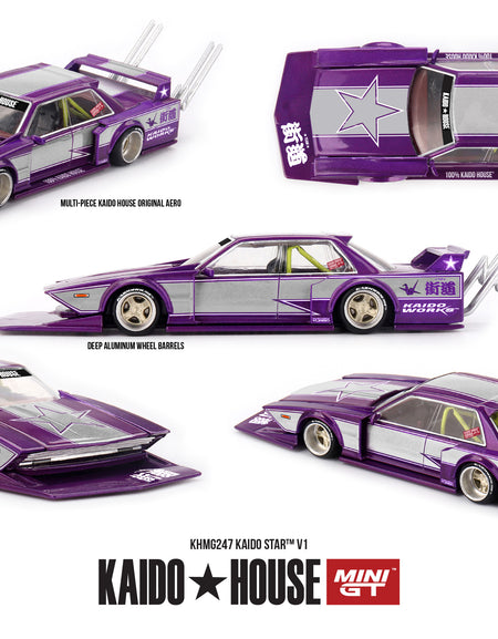 (Pre-order) Kaido House X Mini GT BMW M3 KAIDO STAR V1 Diecast Model Car #247