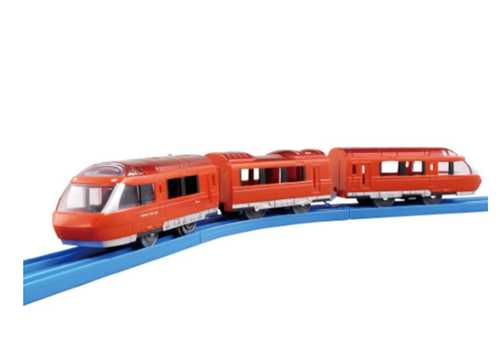 Load image into Gallery viewer, Takara Tomy Plarail S-52 Odakyu Romance Car Type 70000 Japan train with PlaKid
