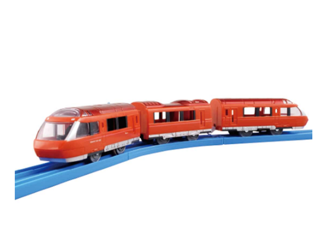 Takara Tomy Plarail S-52 Odakyu Romance Car Type 70000 Japan train with PlaKid