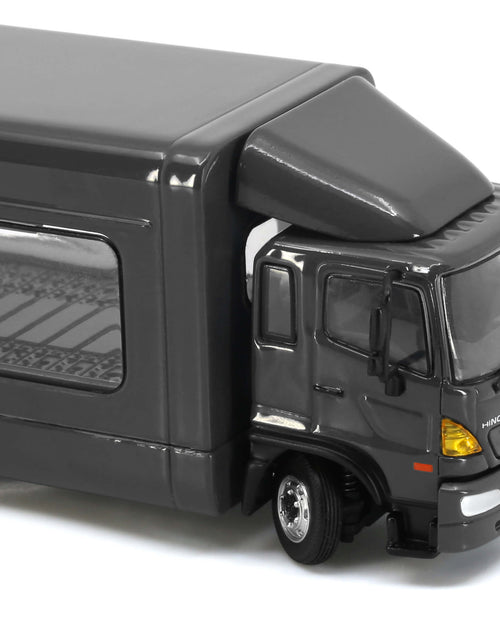 Load image into Gallery viewer, Tiny City Die-cast Model Car - HINO500 Covered Vehicle Transporter (Grey)
