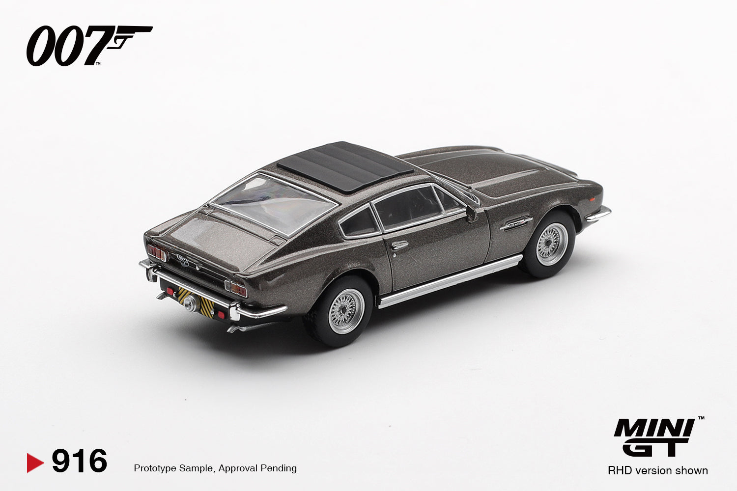 (Pre-order) Mini GT #922 Aston Martin V8 Vantage The Living Daylights 007 Model