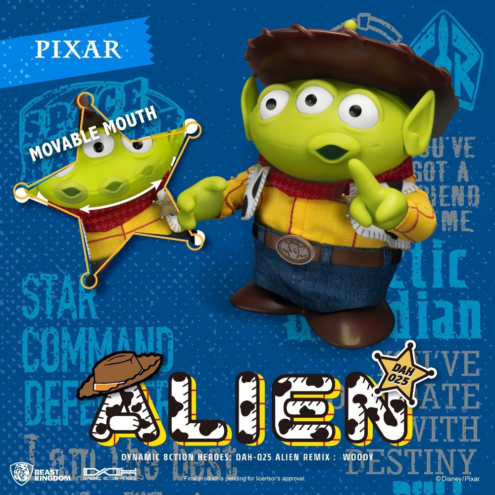 Beast Kingdom Disney TOY STORY DAH-025 Alien Remix Woody (Diorama Stage)