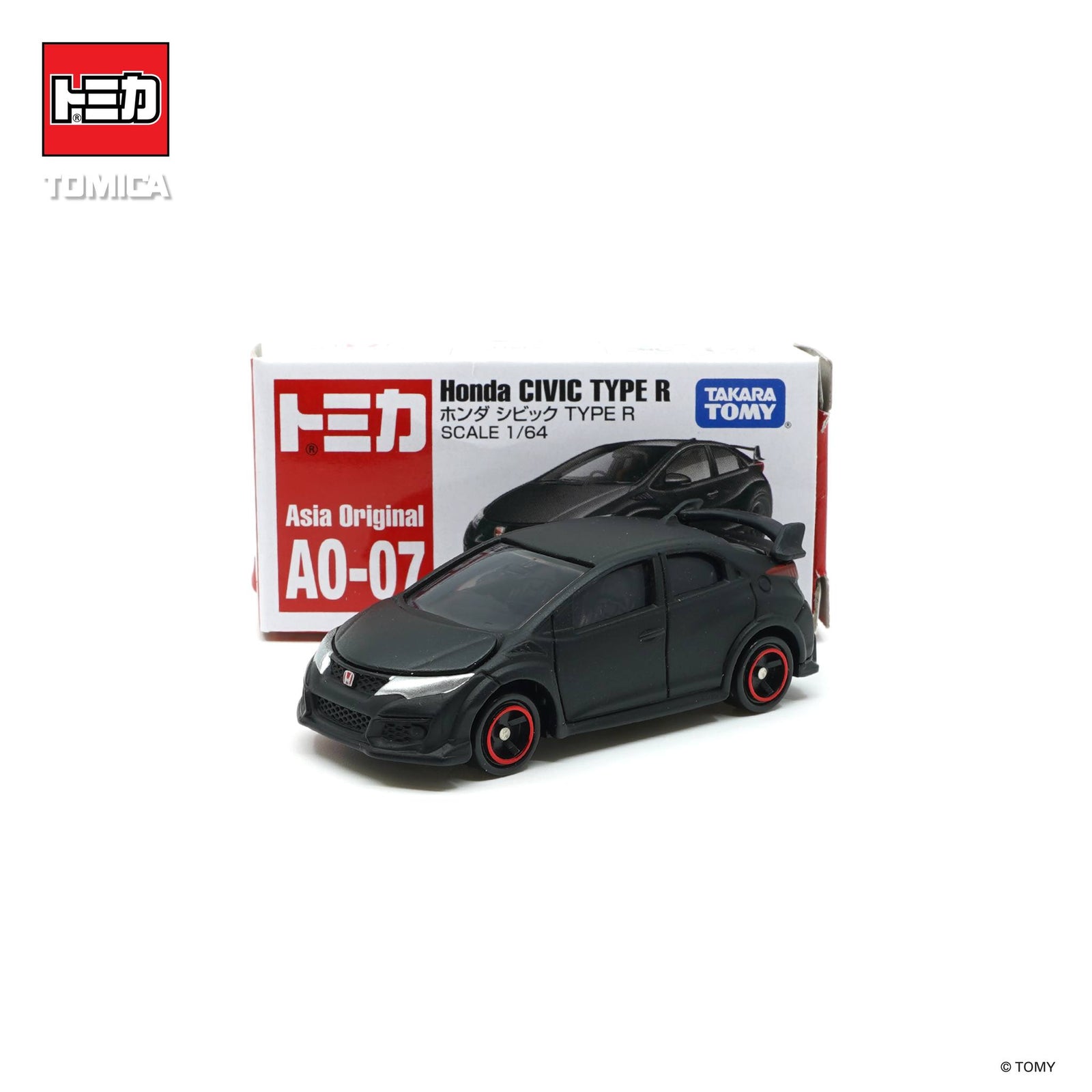 Takara Tomy Tomica 1:64 AO-07 Honda CIVIC TYPE R Model Car Diecast