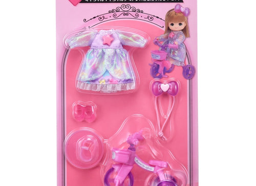 Load image into Gallery viewer, Takara Tomy Licca-Chan LW-21 Miki Maki-Chan Gummy Dress Tricycle Set (NO DOLL)
