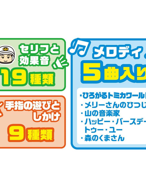 Load image into Gallery viewer, Takara Tomy Tomica I love going out! Tomica Sound Handle Patrol Car Toy
