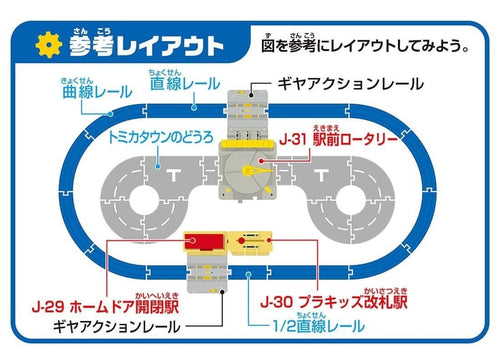 Load image into Gallery viewer, Takara Tomy Plarail Accessory J-31 Action Town Station Rotary
